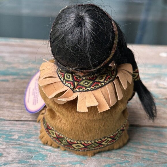 Vintage Emerald Doll Collection 2001 Willie Child Native American Outfit Tags 5" - Picture 5 of 10